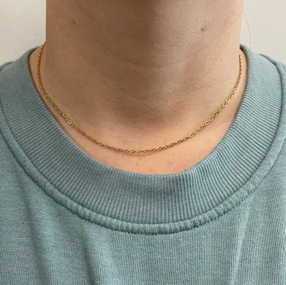 10k Yellow Gold Cable Chain | 15" |
