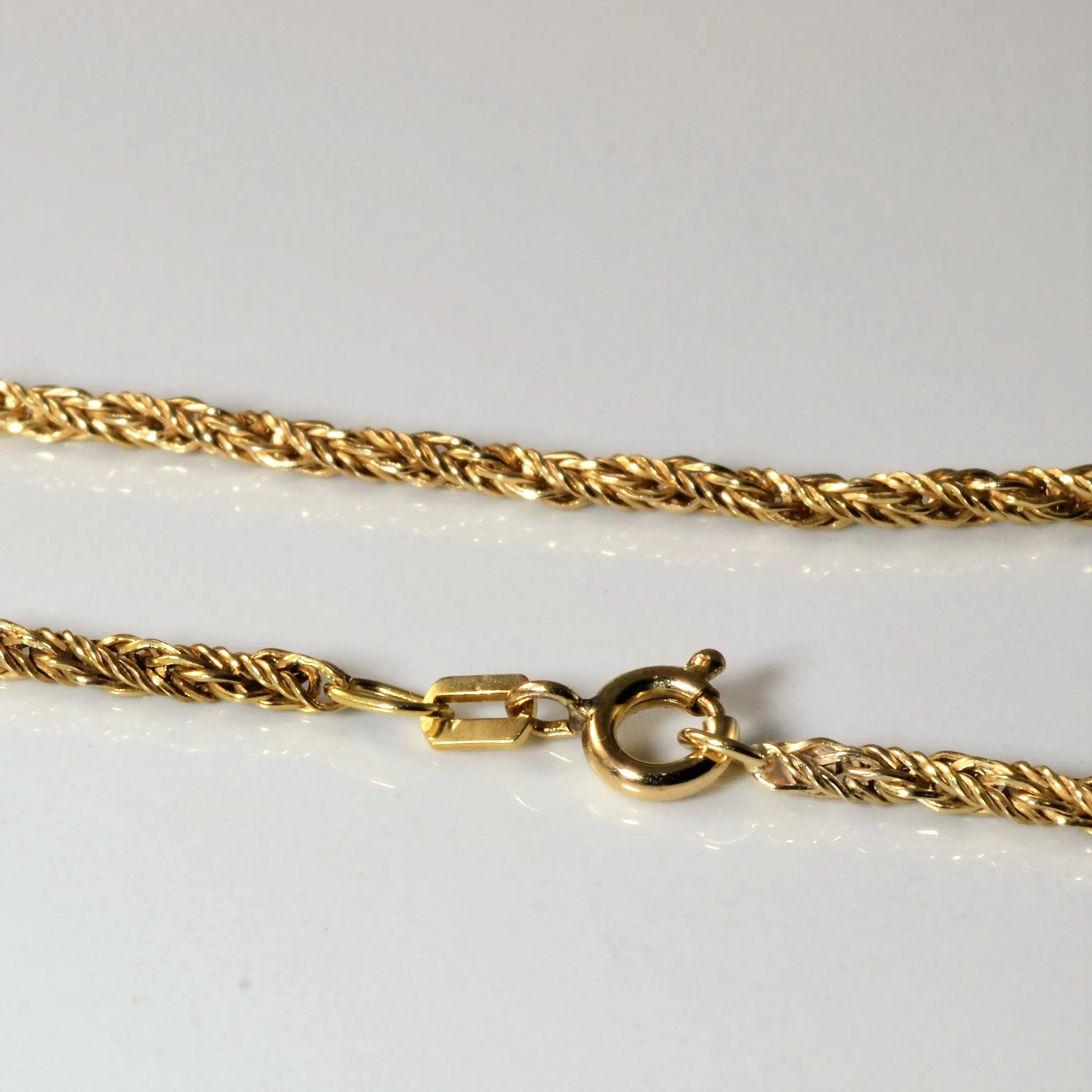 10k Yellow Gold Modified Rope Chain | 14" |
