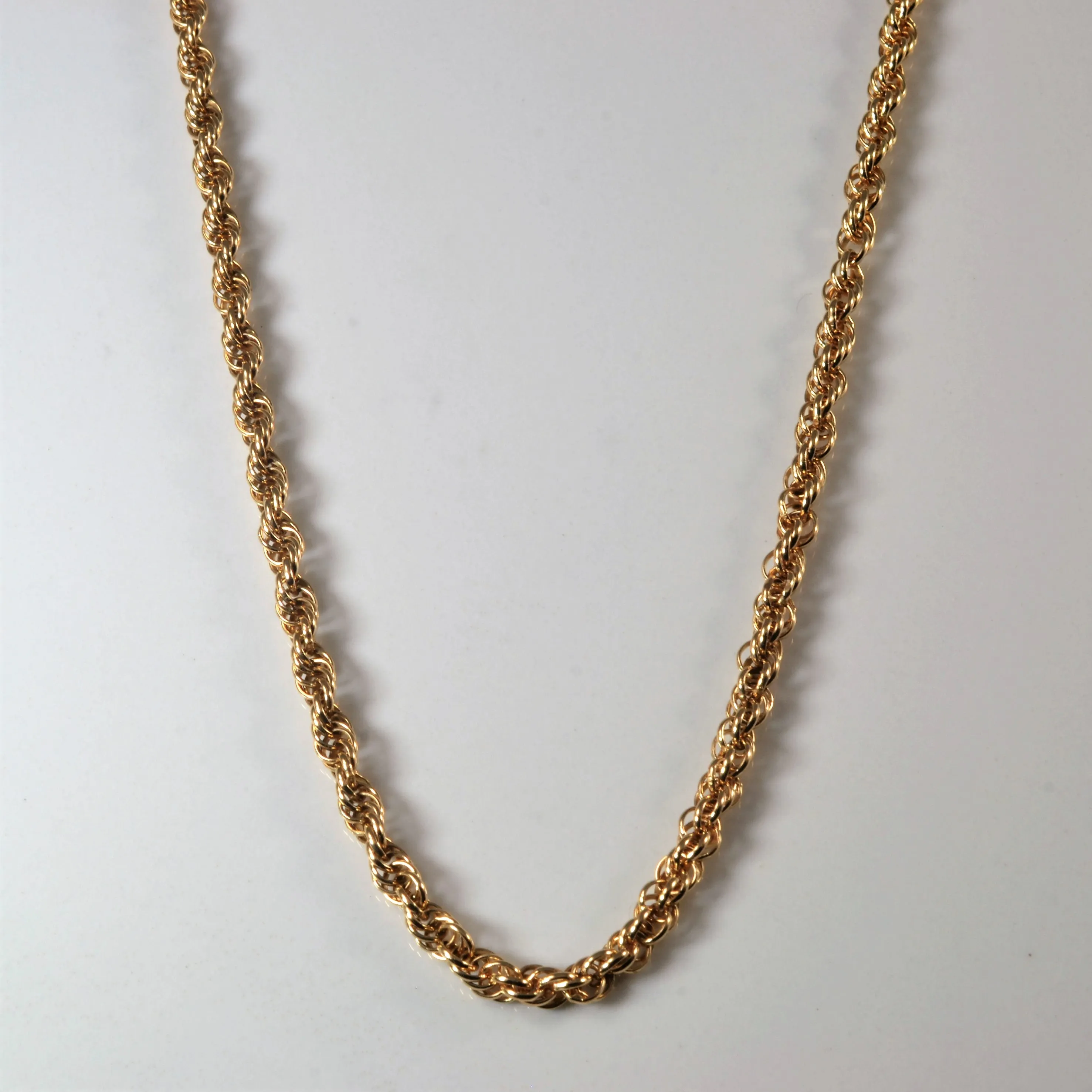 10k Yellow Gold Rope Chain | 15" |