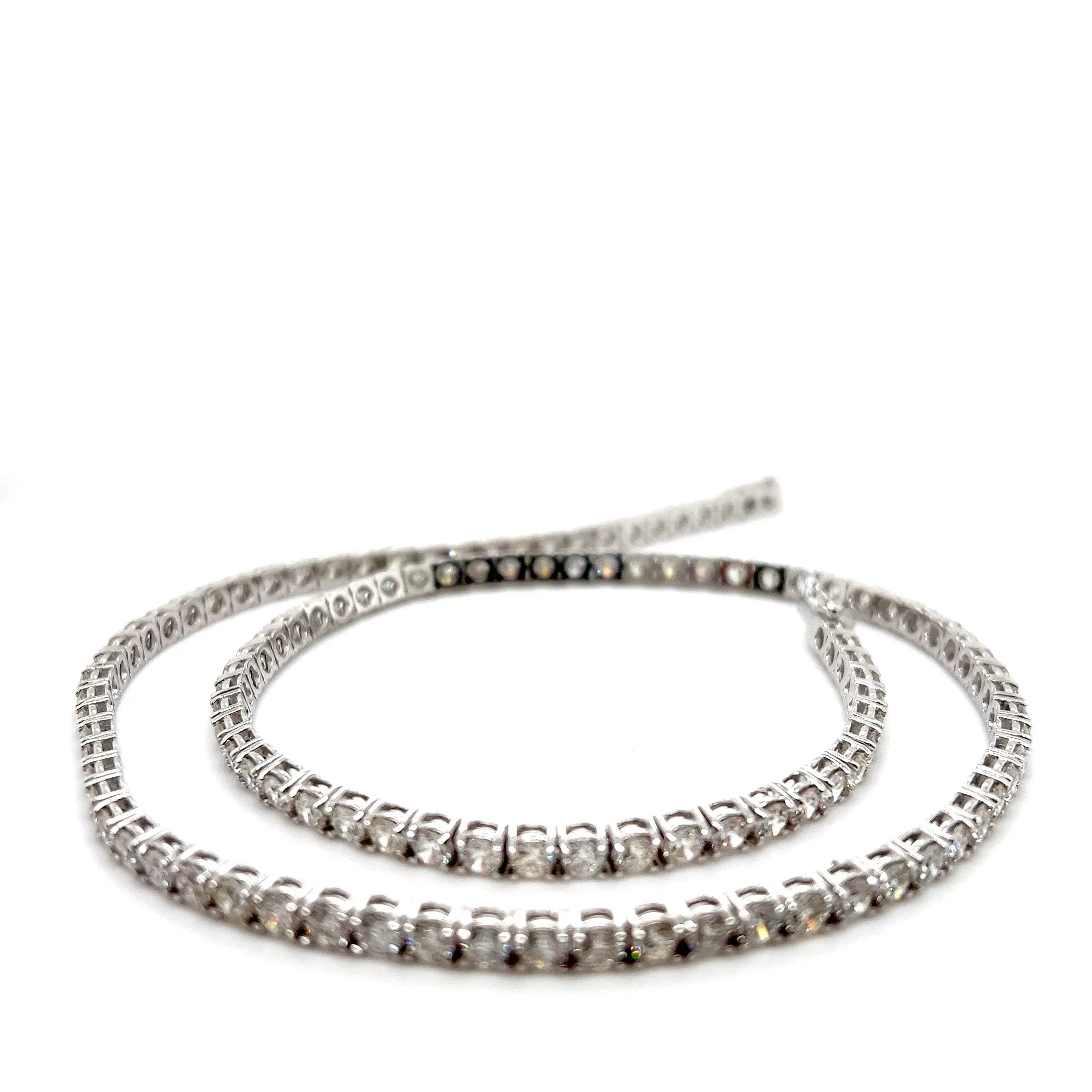 14kt White Gold Diamond Necklace