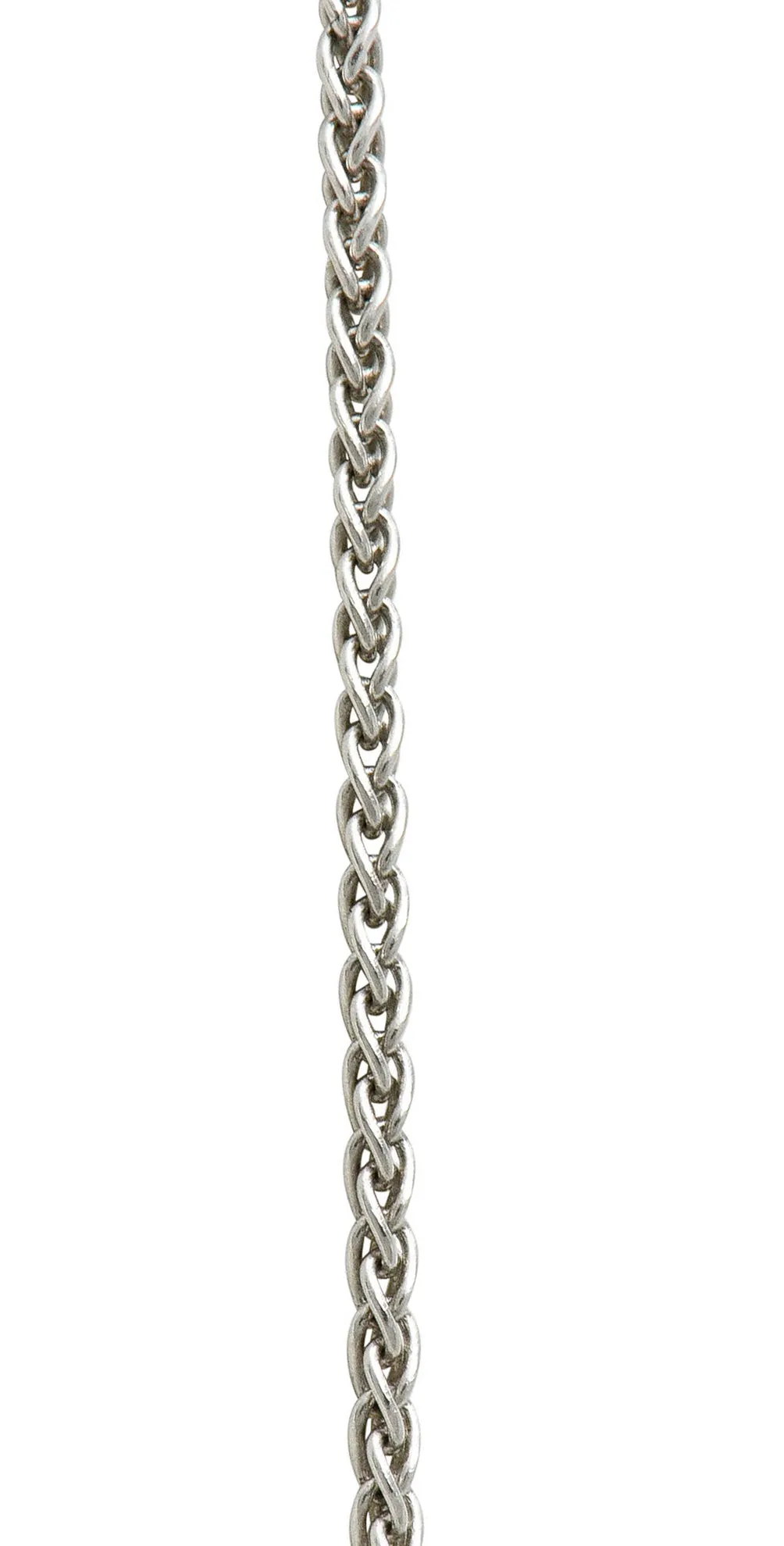 1910 Frank Walter Lawrence Pearl Diamond Platinum Fanned Pendant Brooch Necklace