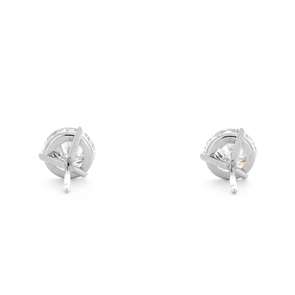 2.00ctw Lab-Grown Diamond Stud Earrings  14K White Gold
