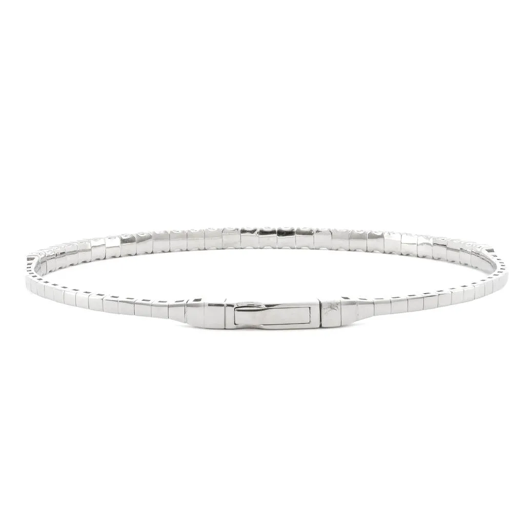 2CTW  Diamond Flex Bracelet - 14K White Gold