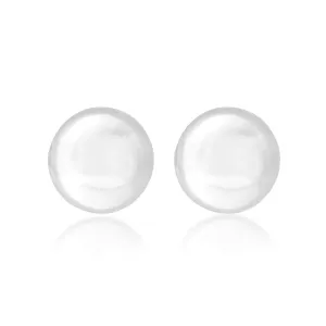 9ct White Gold 3mm Ball Stud Earrings