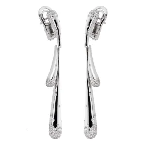 Audemars Piguet White Gold Diamond Drop Earrings