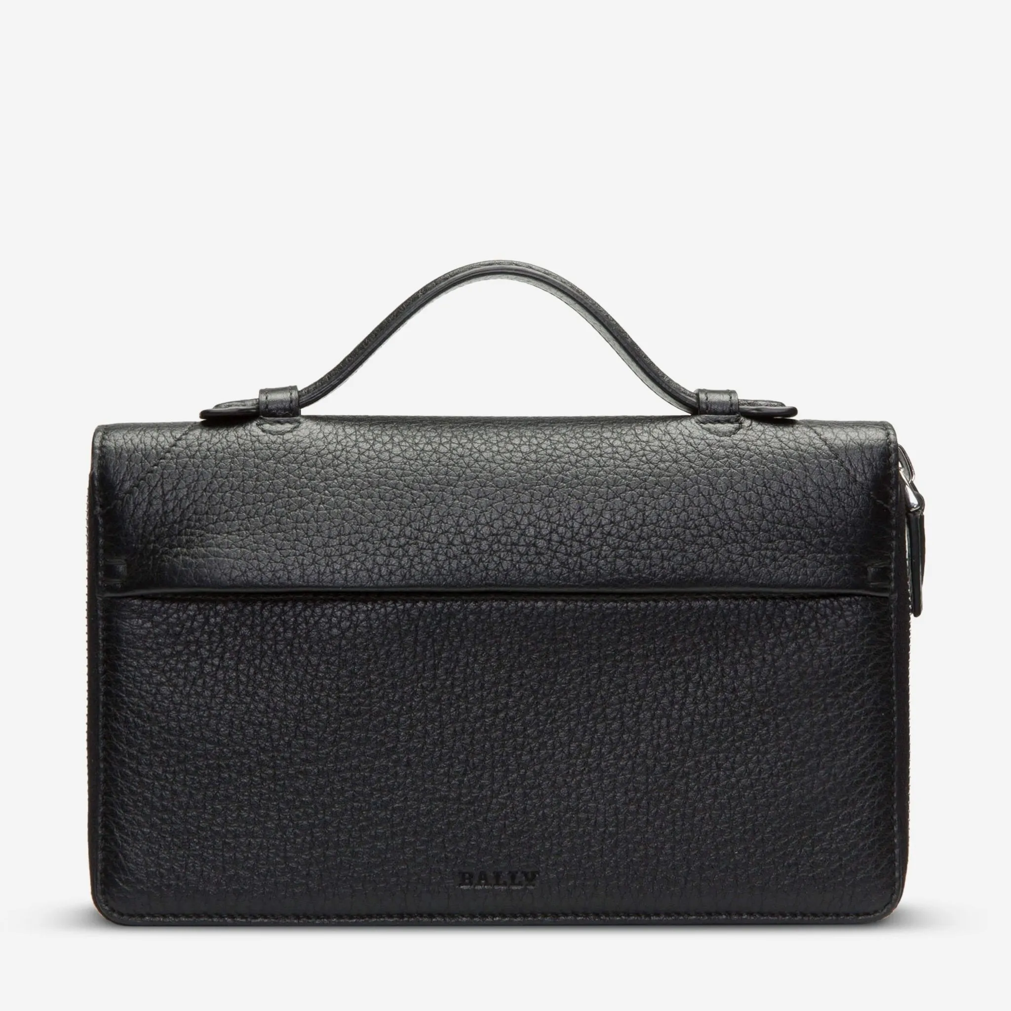 Bally Magus Black Leather Men's Clutch Wallet 6219902