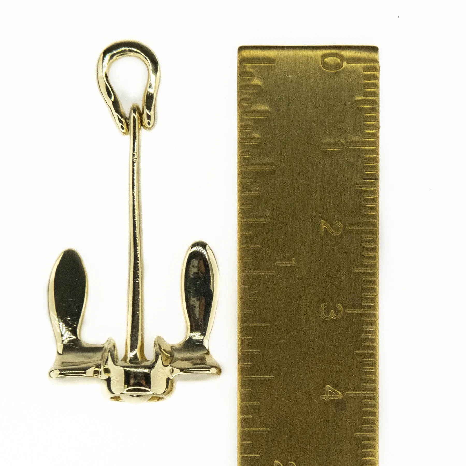 Byers Anchor Pendant in 14K Yellow Gold 10.3 Grams