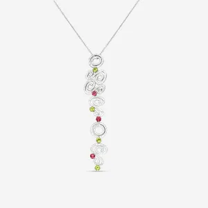 Casato 18K White Gold, Diamond and Tourmaline Pendant Necklace 33911