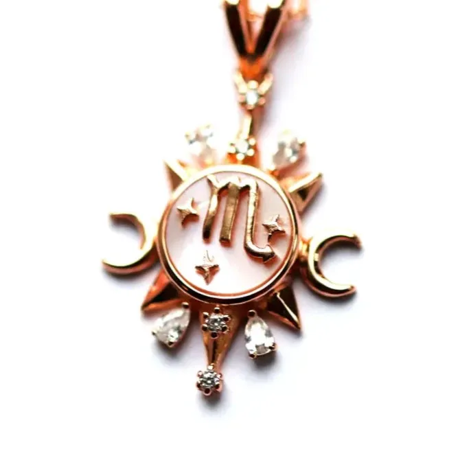 Celestial Horoscope Pendant - Scorpio
