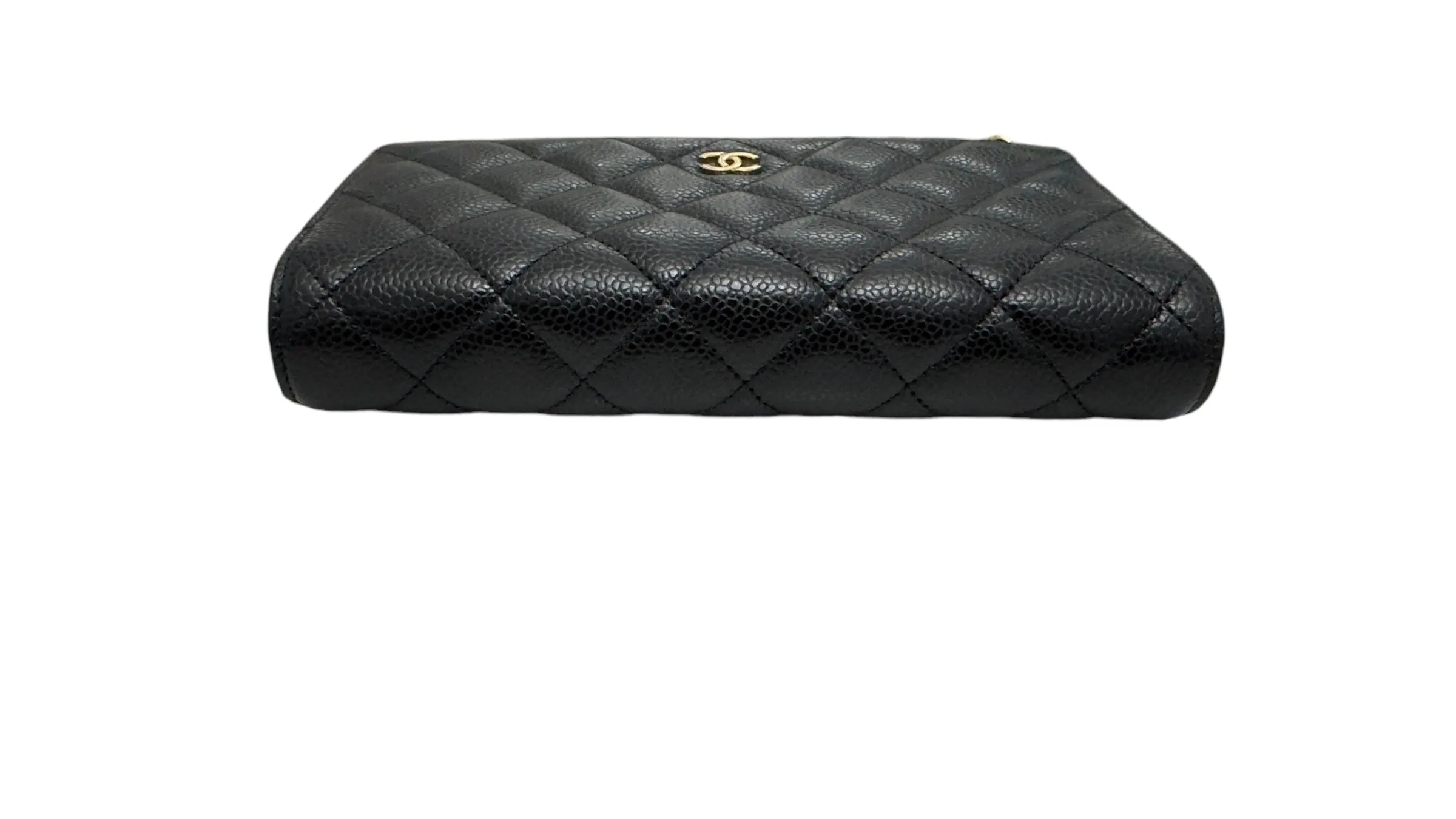 Chanel Classic Wallet on Chain Black Caviar Gold-tone Hardware