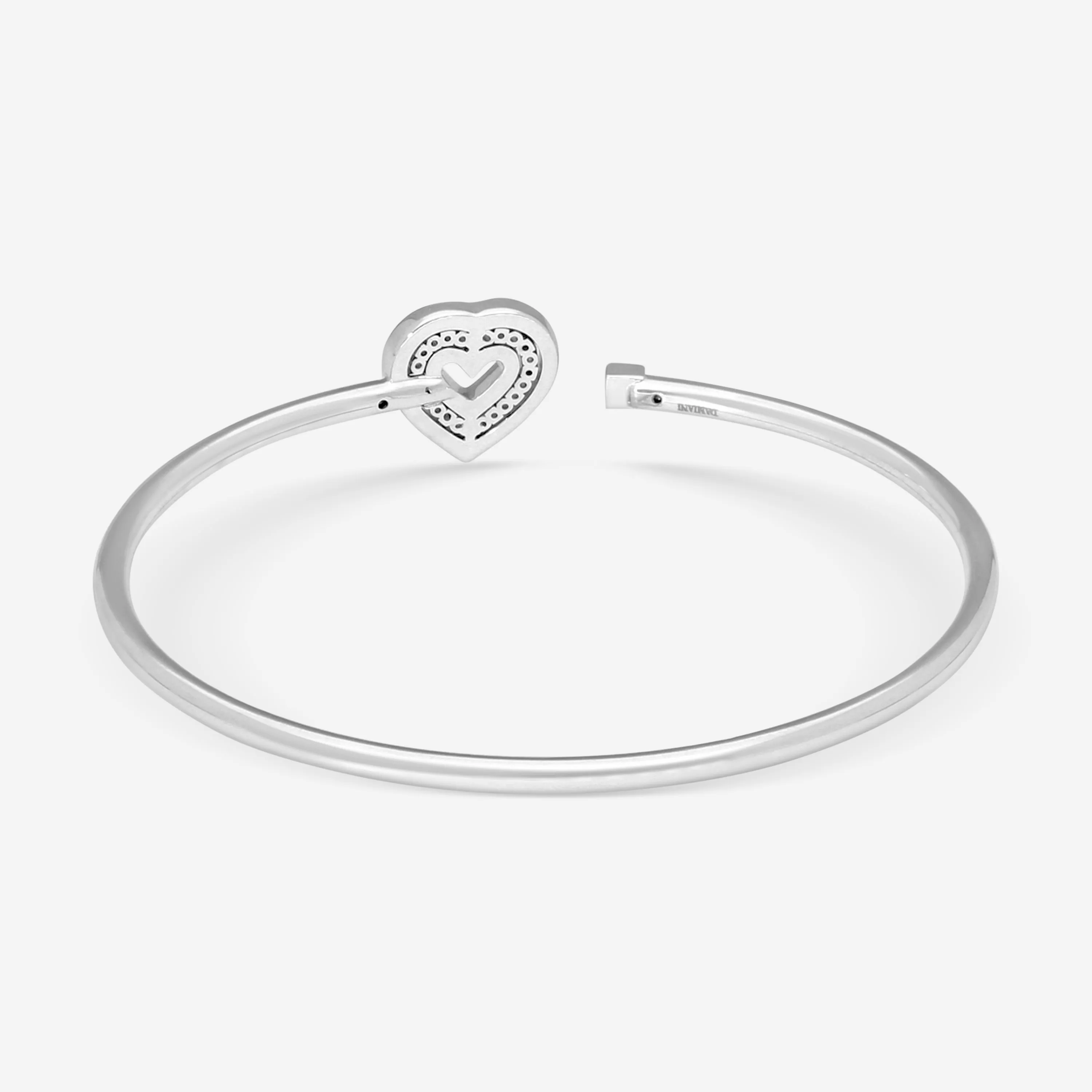 Damiani 18K Whte Gold Diamond Bangle Bracelet 20083248