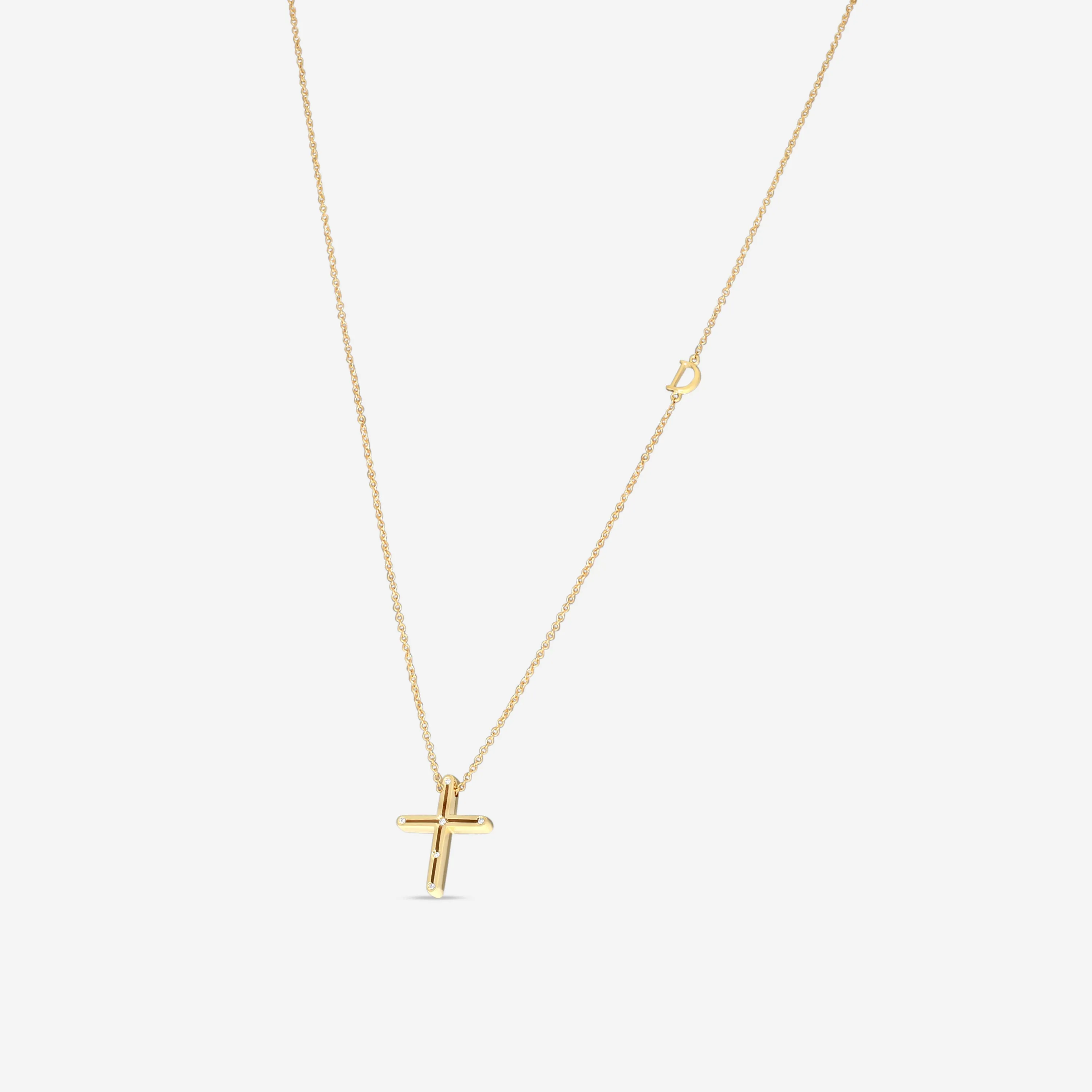 Damiani 18K Yellow Gold Diamond Pendant Necklace 20076845