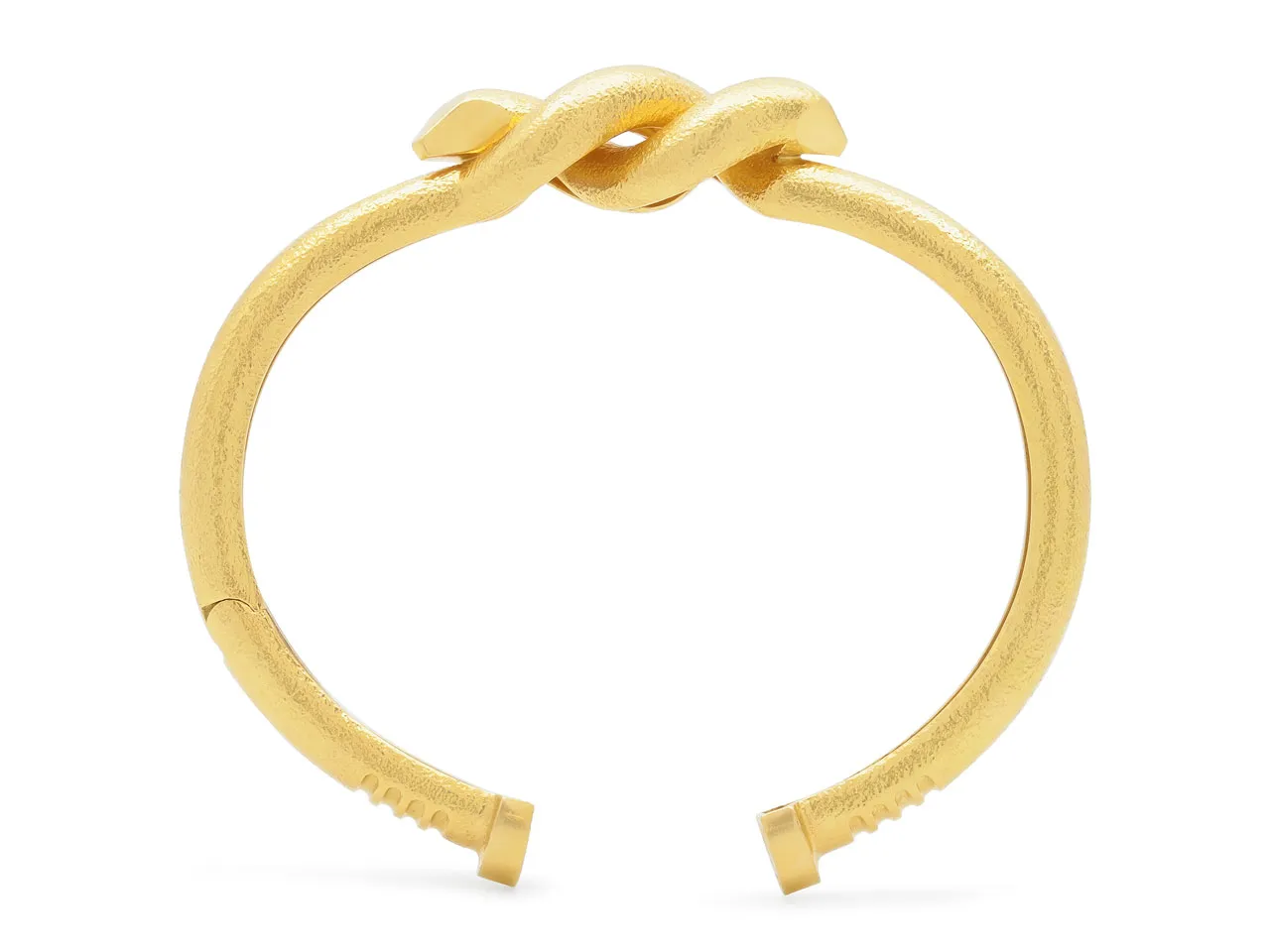 David Webb 'Twisted Nail' Cuff Bracelet in 18K Gold