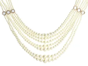 Dior Multi Strand  Faux Pearl Choker Necklace