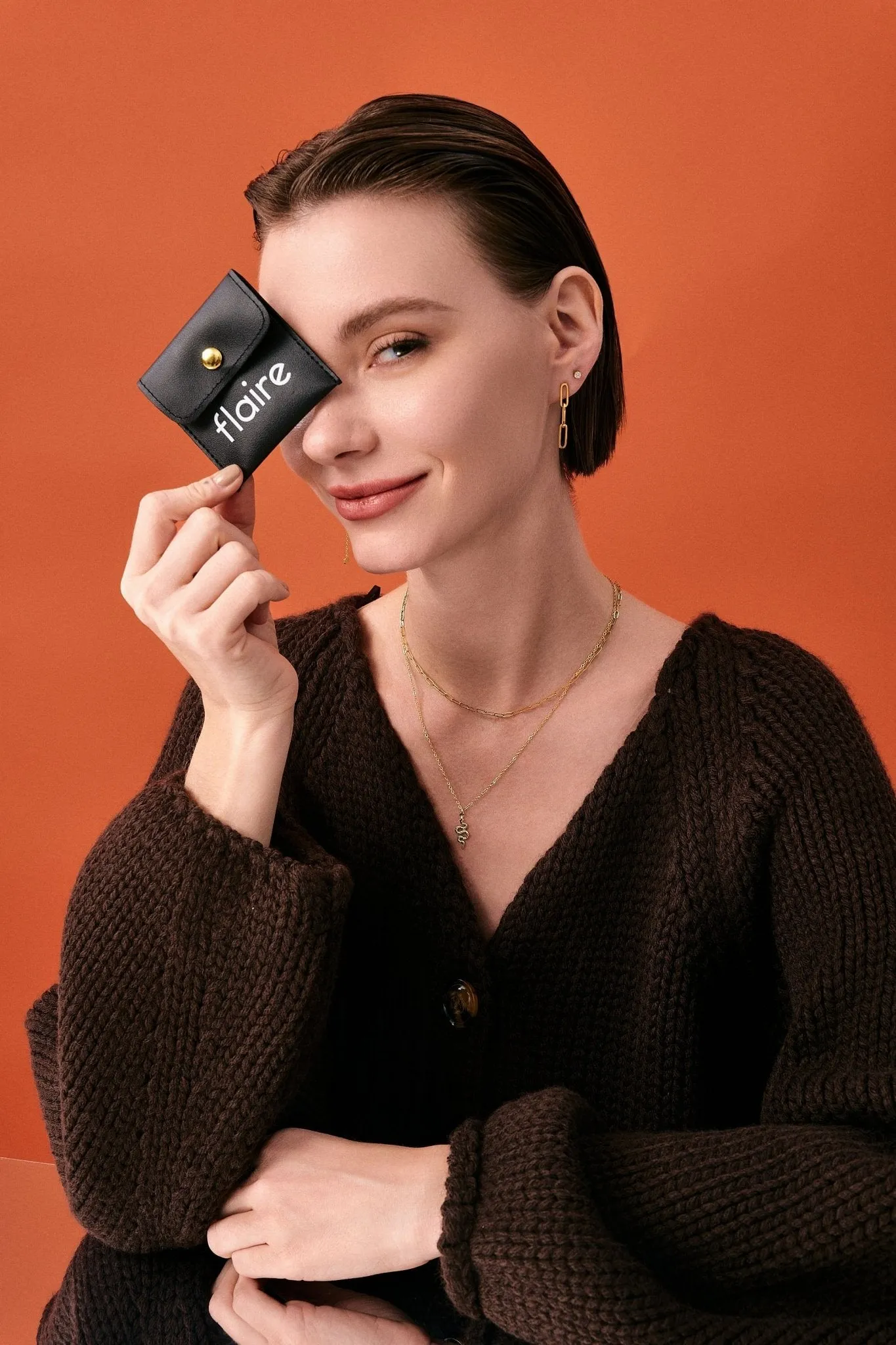 Drop The Link Earrings