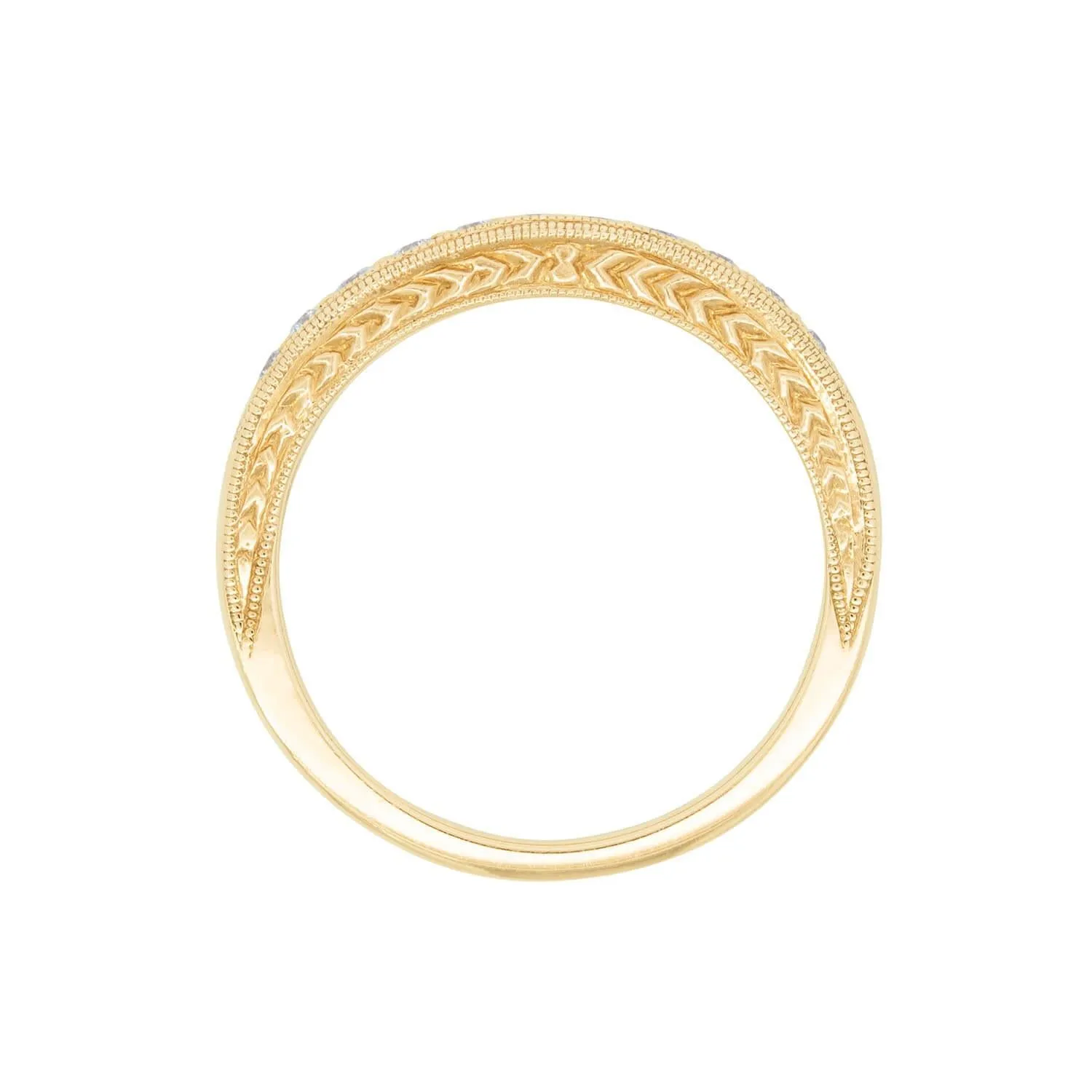 Estate 18k .50ctw Diamond Band