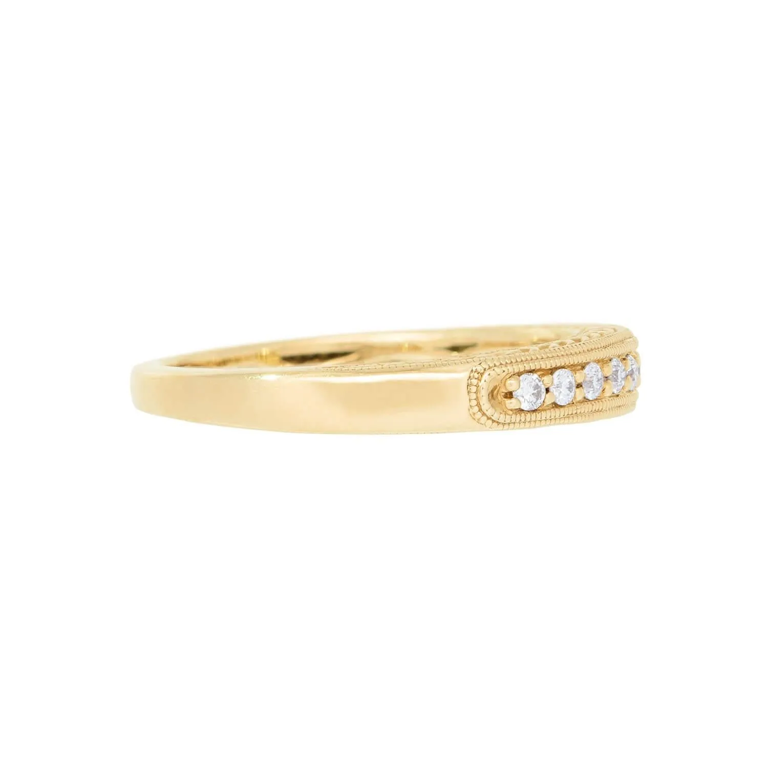 Estate 18k .50ctw Diamond Band