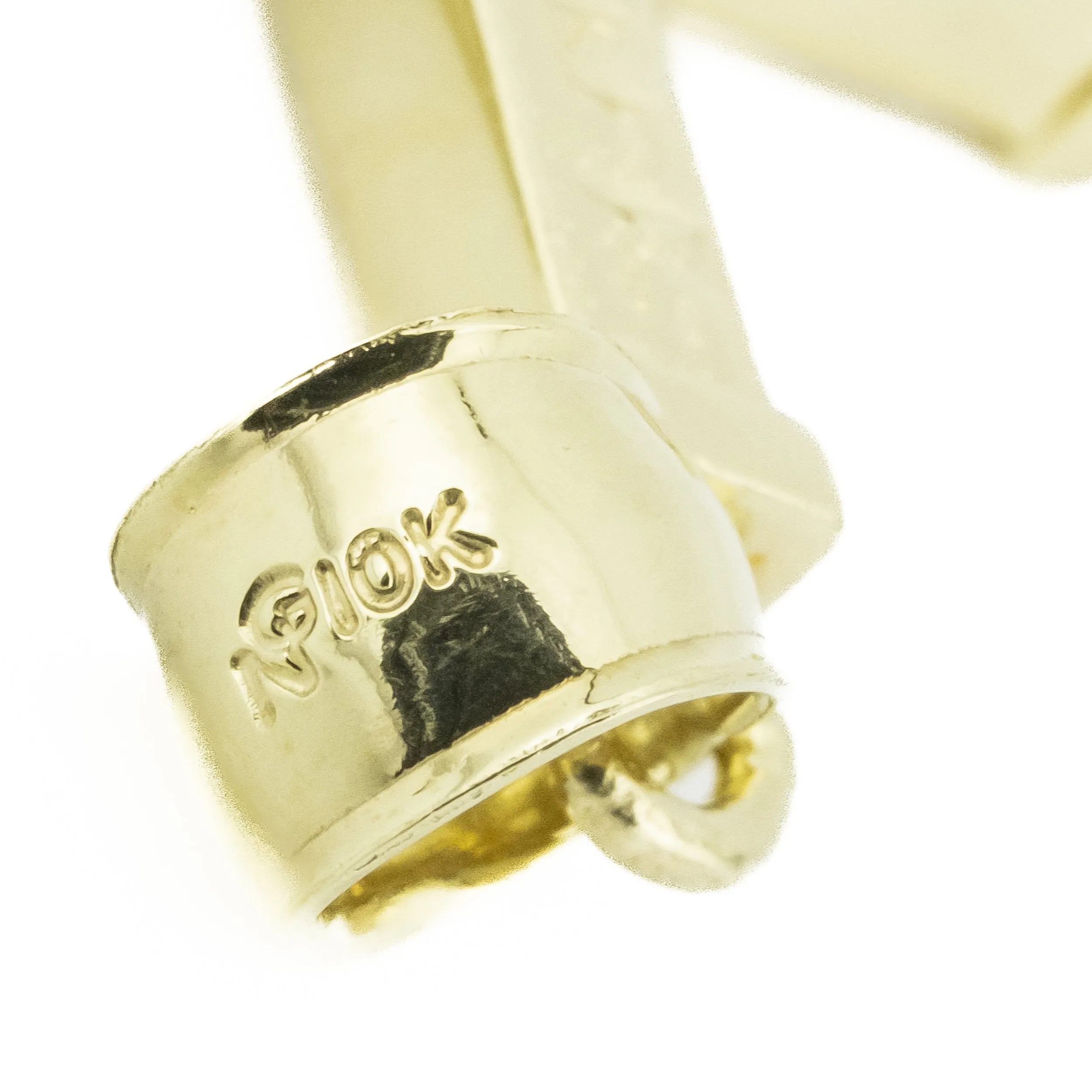 Gold Cross Pendant in 10K Yellow Gold - 3.3 Grams