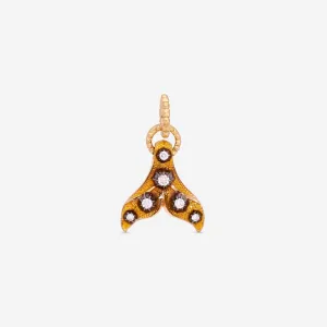 Gucci Le Marche des Merveilles 18K Yellow Gold & Enamel Diamond Charm Pendant YBG525102003