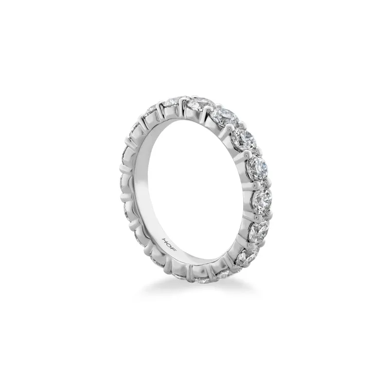 HEARTS ON FIRE 'SIGNATURE ETERNITY' 18CT WHITE GOLD DIAMOND RING