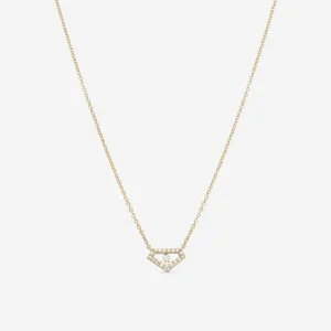 Hearts On Fire Triplicity 18K Yellow Gold Emblem Pendant HFPTRIPEM00128Y