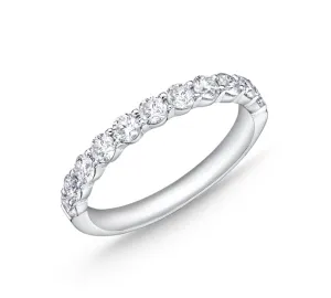 MEMOIRE-PETITE PRONG 11-STONE DIA BAND 0.72-0.81CTW (2.60MM STONES)Petite Prong 11-Stone Diamond Band .75ctw approx ERPT12665008W72000