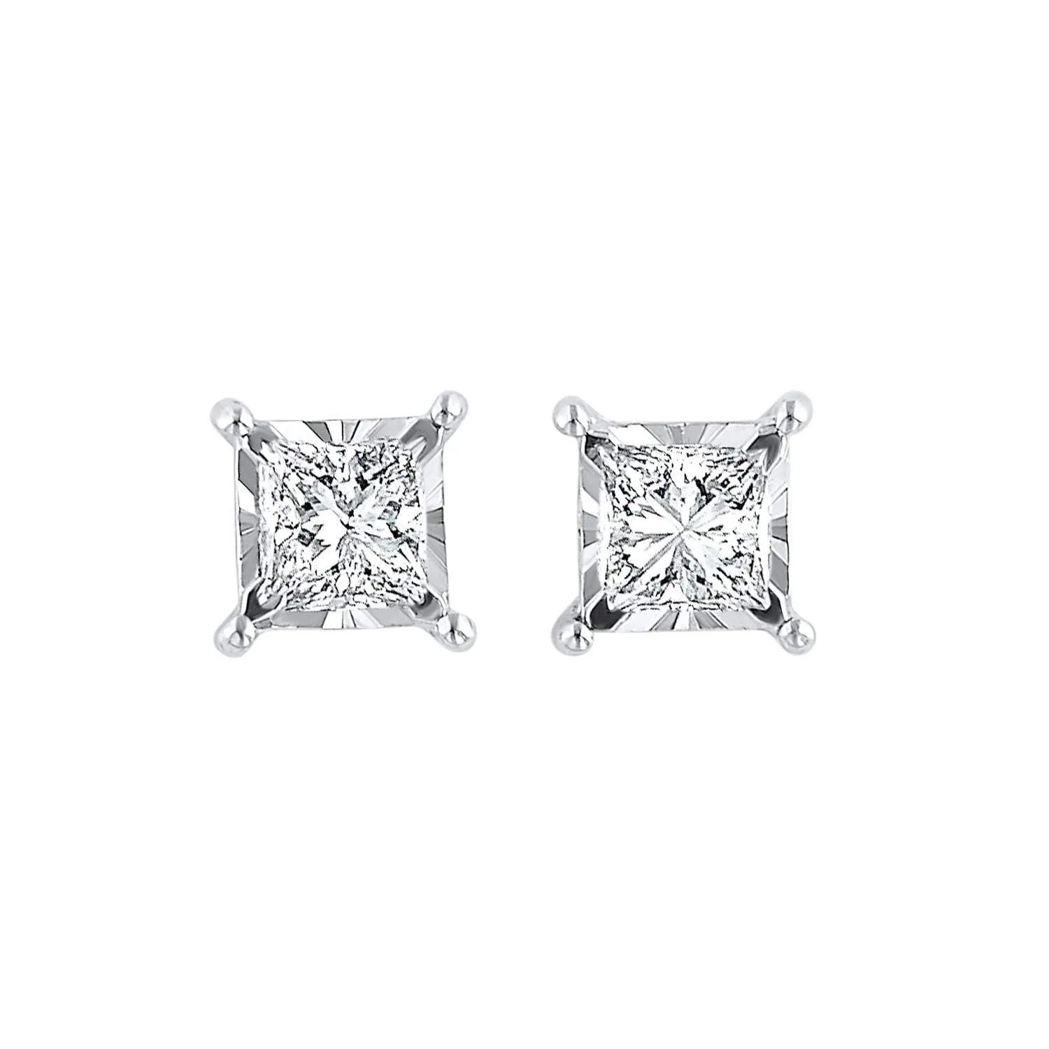 Rhythm of Love - Diamond Princess Stud Earrings