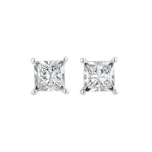 Rhythm of Love - Diamond Princess Stud Earrings