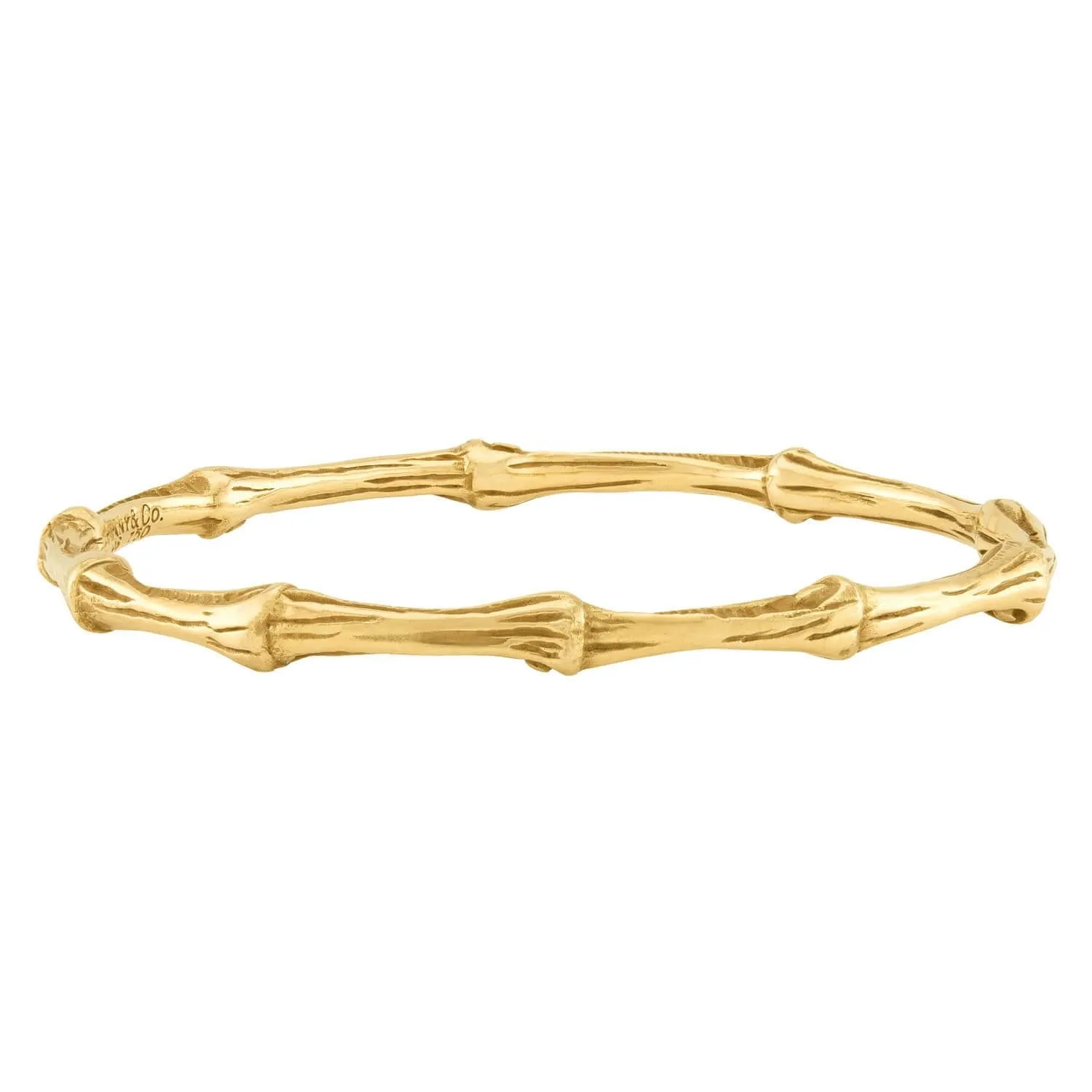 TIFFANY & CO. Estate 18k Bamboo Bangle