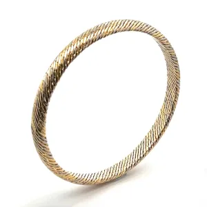 Tiffany & Co. France 1960s 18KT Rose, White & Yellow Gold Bracelet