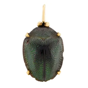 Victorian 14k Beetle Pendant/Charm