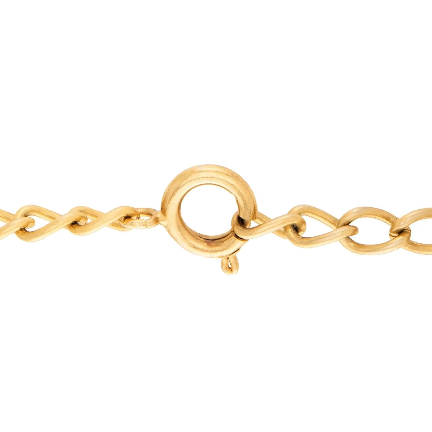 Victorian Gold Filled Mother of Pearl Padlock Pendant Necklace
