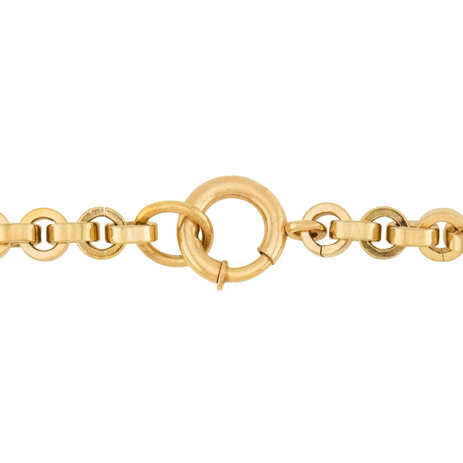 Victorian Gold Filled Padlock Pendant Necklace