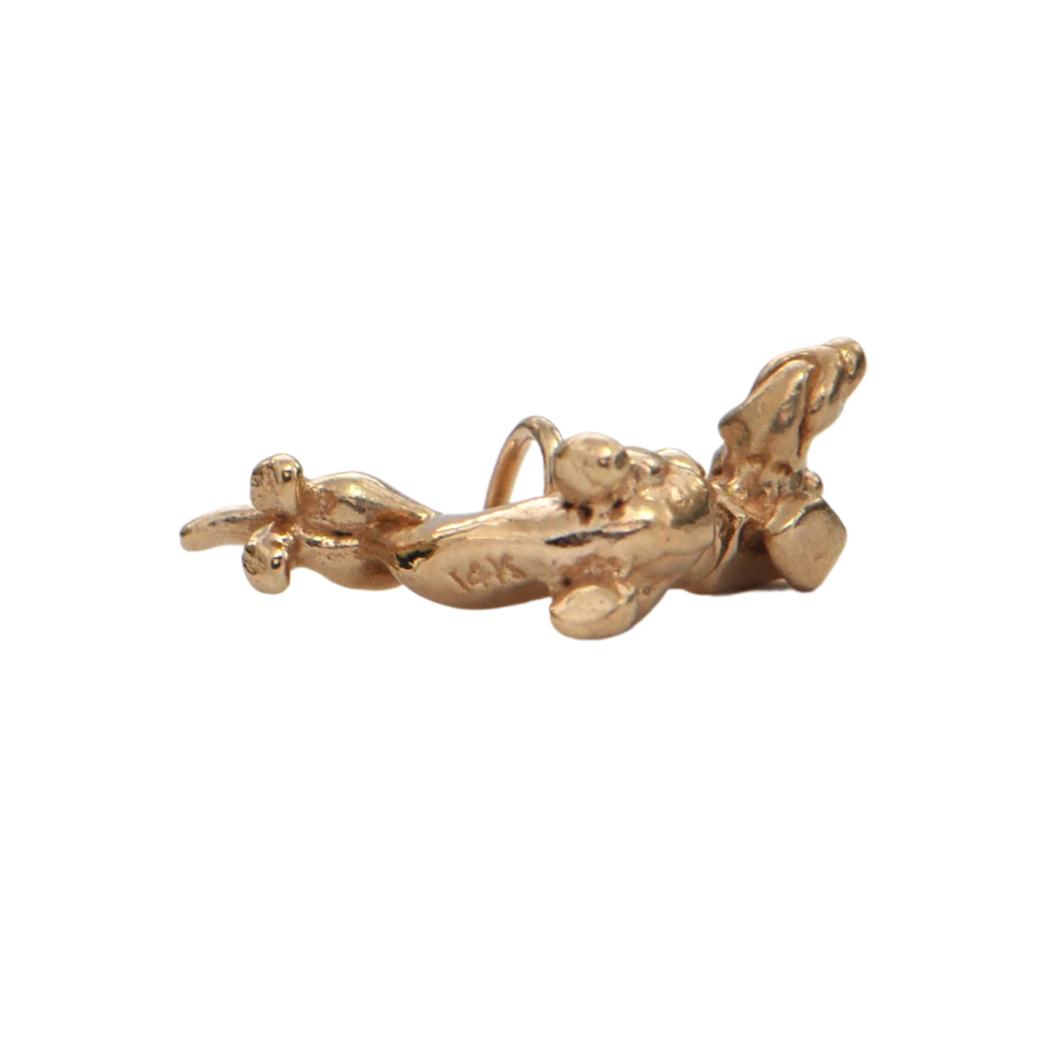 Vintage 14K Gold Mechanical Dachshund Charm