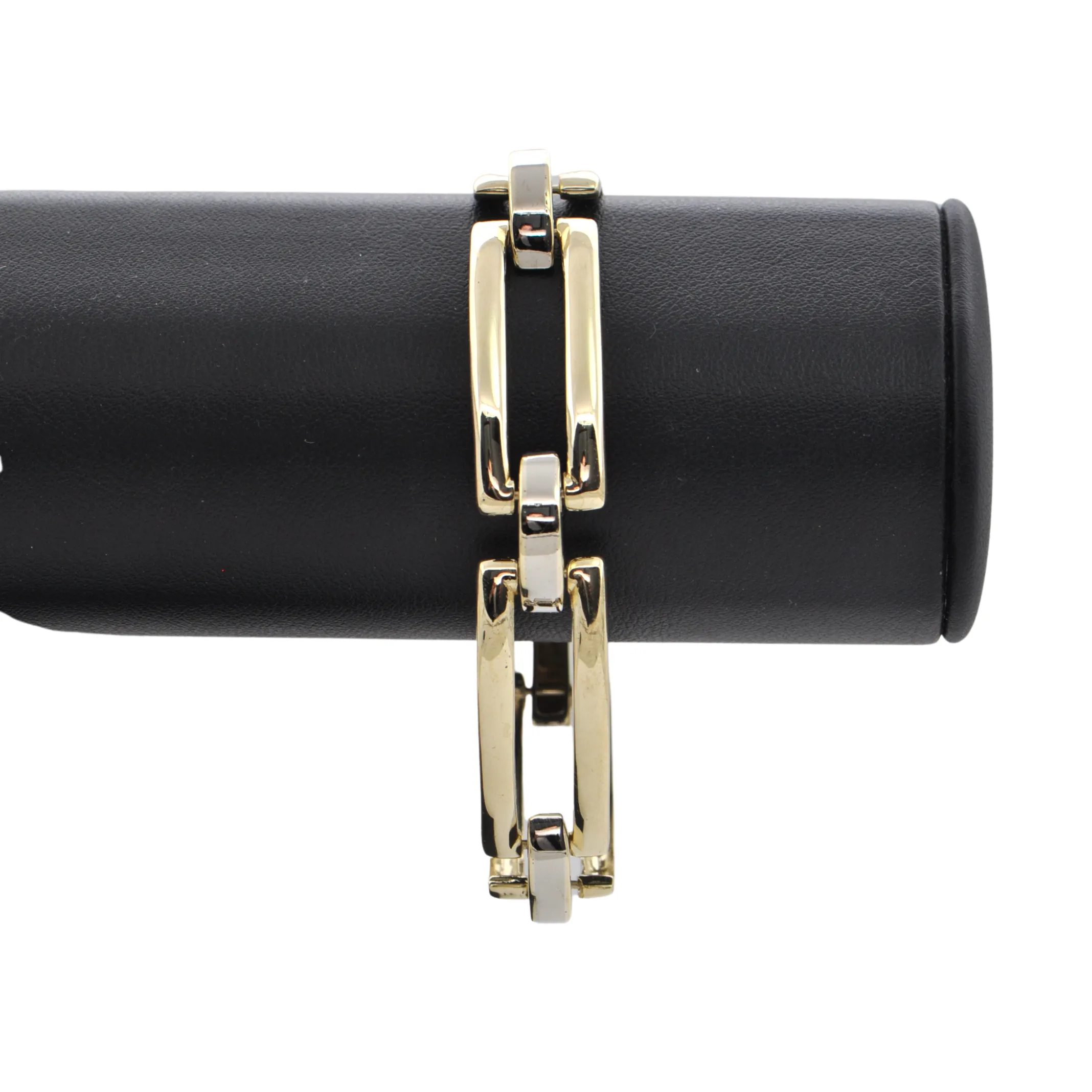 Vintage 14k Gold Rectangular Link Bracelet