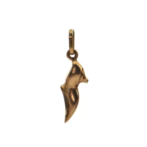 Vintage 18K Yellow Gold Shoe Charm