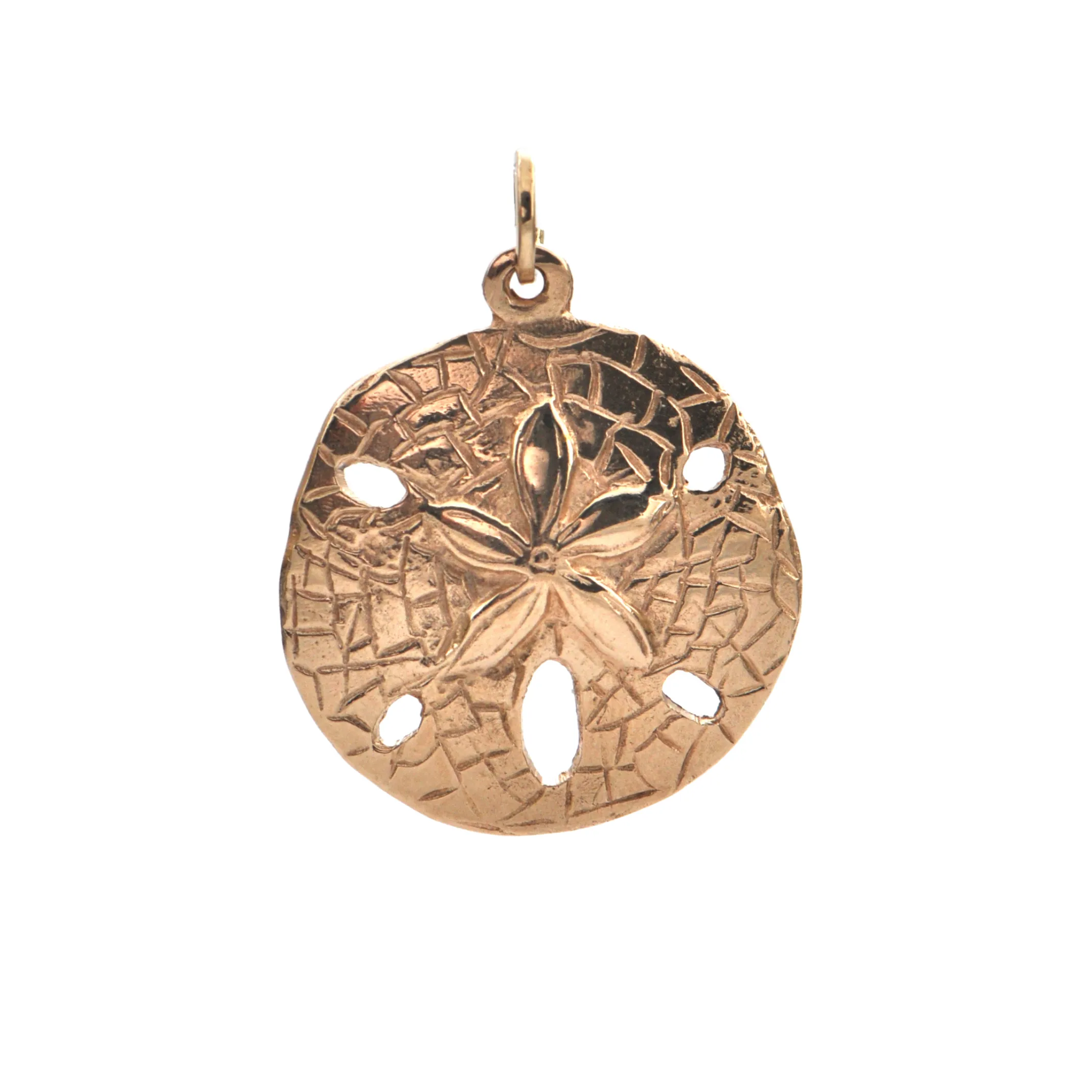 Vintage Gold Sand Dollar Charm/Pendant