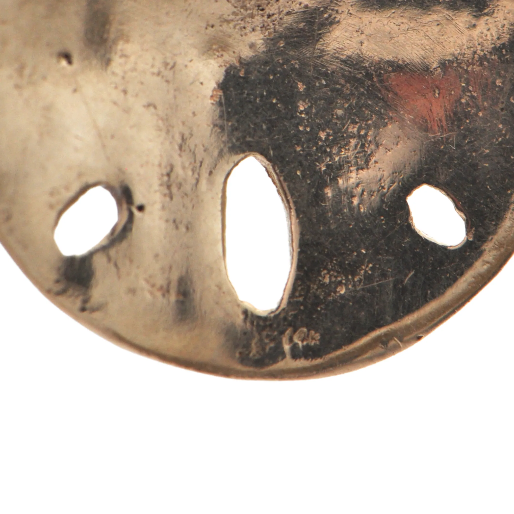 Vintage Gold Sand Dollar Charm/Pendant