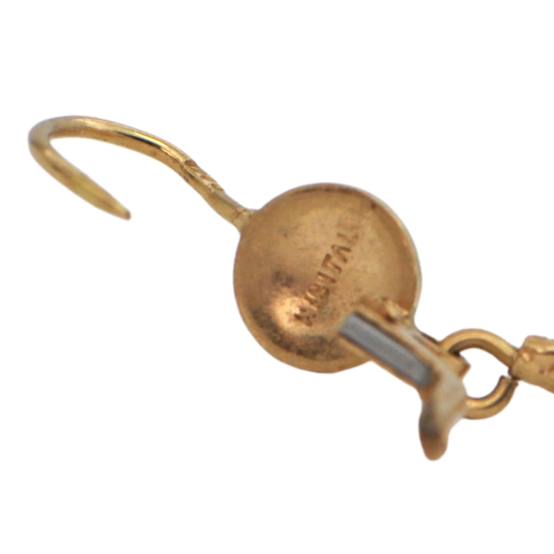 Vintage Italian 18k Gold Drop Tassel Earrings