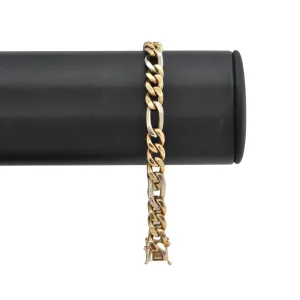 Vintage Italian Two-Toned Figaro Link Bracelet