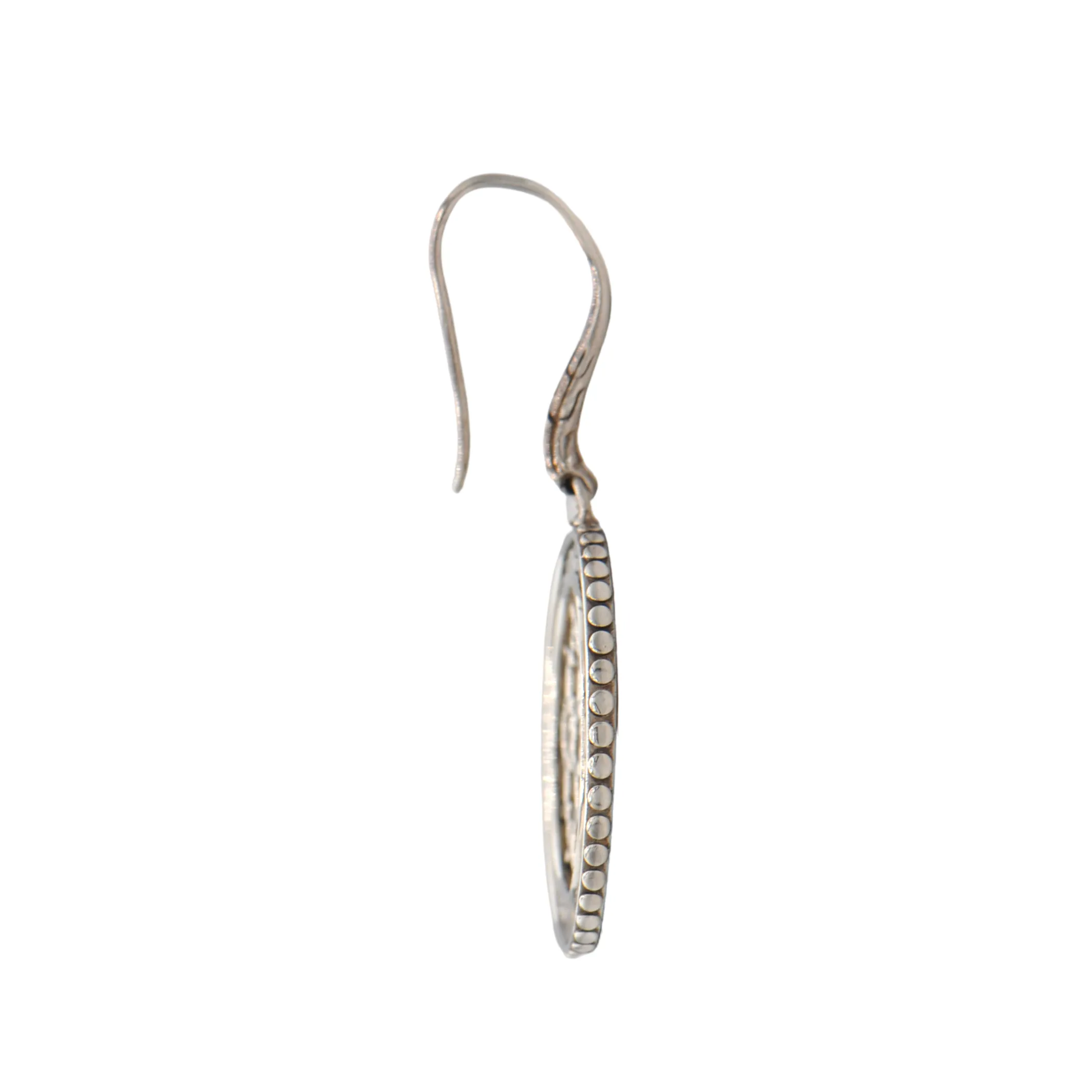 Vintage John Hardy Dot Collection Sterling/18k Gold Drop Earrings